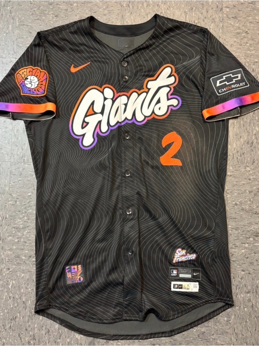 San Francisco 49ers, Giants baseball jersey City connect men’s XL